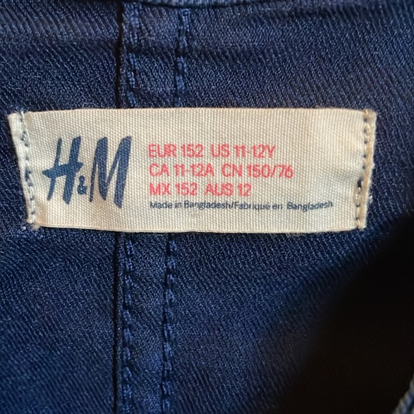 H&M Lightweight Canvas Biker-Style Jacket - Picture 5 of 6